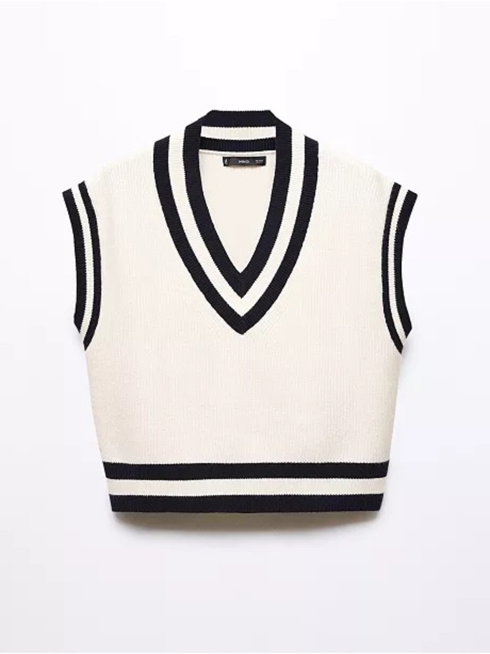 NWT Mango Women's V-Neck Knitted Vest size Medium